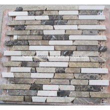 Strip Natural Marble Stone Mosaic (HSM128)